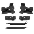 6pc Front Pair Bumper Bracket For 2003-2007 Gmc Sierra 1500 2500 3500 Hd Classic Replace 15098994 15098995 12335886 12335887 