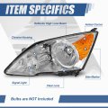 Auto Dynasty Headlights Assembly For 2007-2011 Honda Cr-v Driver Left Side Halogen Headlamp Replacement Factory Style Ho2502129