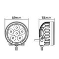 Lightronic 2pcs 3 5 Inch 18w Round Compact Size Led Off-road Driving Pod Work Rear Fog Lights