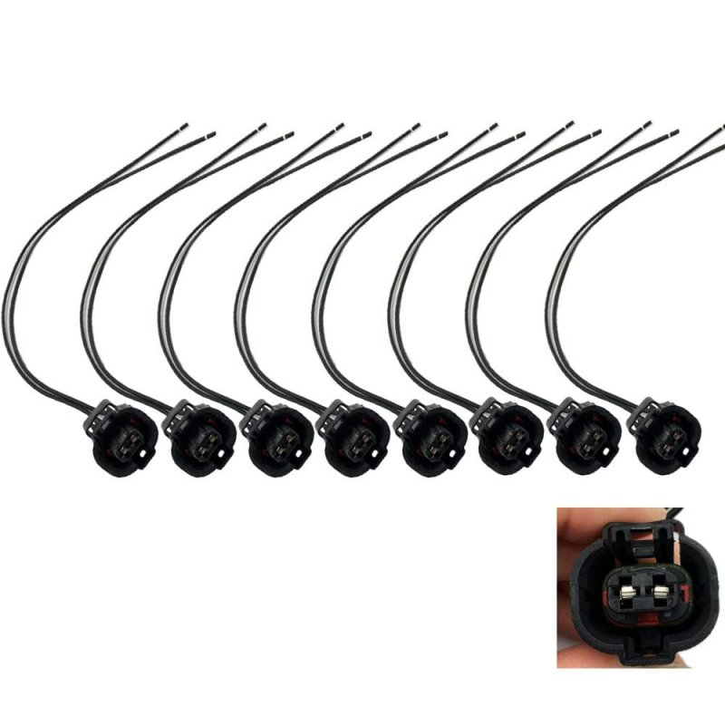 Allmost 8pcs For Duramax L5p 6 6l Injector Pigtail Wiring Connector Replacement Kit 2017-2021 Chevy