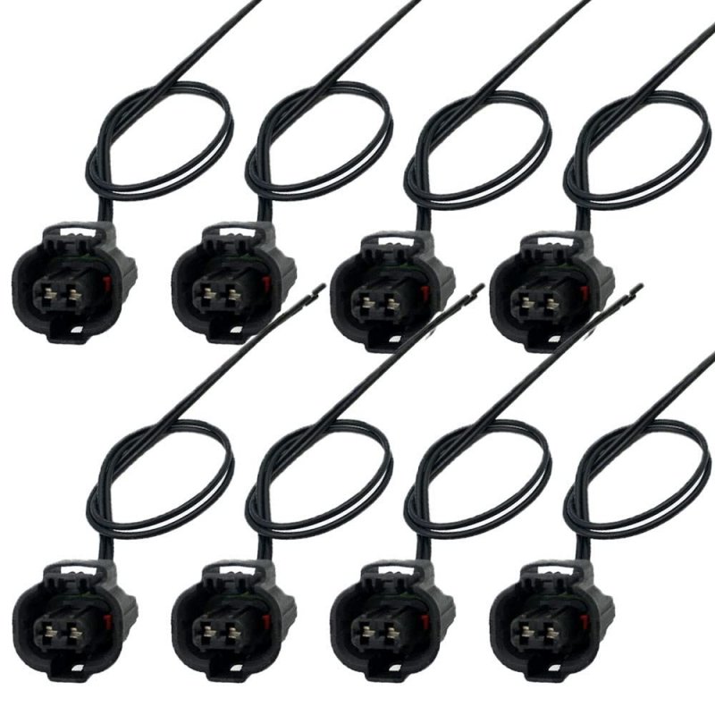 Allmost 8pcs For Duramax L5p 6 6l Injector Pigtail Wiring Connector Replacement Kit 2017-2021 Chevy