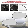 Topteng Mirror Glass Pair For Volvo S40 2011-2015 S60 2011-2018 S80 2006-2016 V40 2013-2019 Jaguar Xe Xel 2015-2022 Xf Xfl