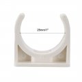 Uxcell Pvc Water Pipe 25mm Clamps Clips Fit For 1 Inch Od Tv Trays Tubing Hose Hanger Support Pex 100pcs