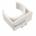 Uxcell Pvc Water Pipe 25mm Clamps Clips Fit For 1 Inch Od Tv Trays Tubing Hose Hanger Support Pex 100pcs