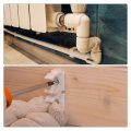 Uxcell Pvc Water Pipe 25mm Clamps Clips Fit For 1 Inch Od Tv Trays Tubing Hose Hanger Support Pex 100pcs