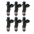 Set Of 6 0280158005 Fuel Injectors For Nissan Quest Altima Maxima Murano 3 5l