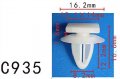 Autobahn88 Side Skirt Clip Compatible With Hyundai Mitsubishi Oem 8777028000 Mb344789 Pack Of 20
