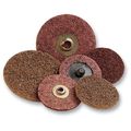Scotch-brite Sc-dr Roloc 76 2mm Non-woven Disc Coarse Aluminum Oxide Grit Brown For Angle Grinder Model 68053000 