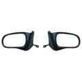 Door Mirror Pair For Honda Civic 1996 1997 1998 1999 2000 Driver And Passenger Side Manual Remote Textured Black Coupe 