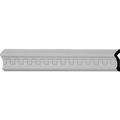 Ekena Millwork Mld03x01mu 3 1 2-inch H X 1-inch P 96-inch L Munich Dentil Chair Rail Molding 