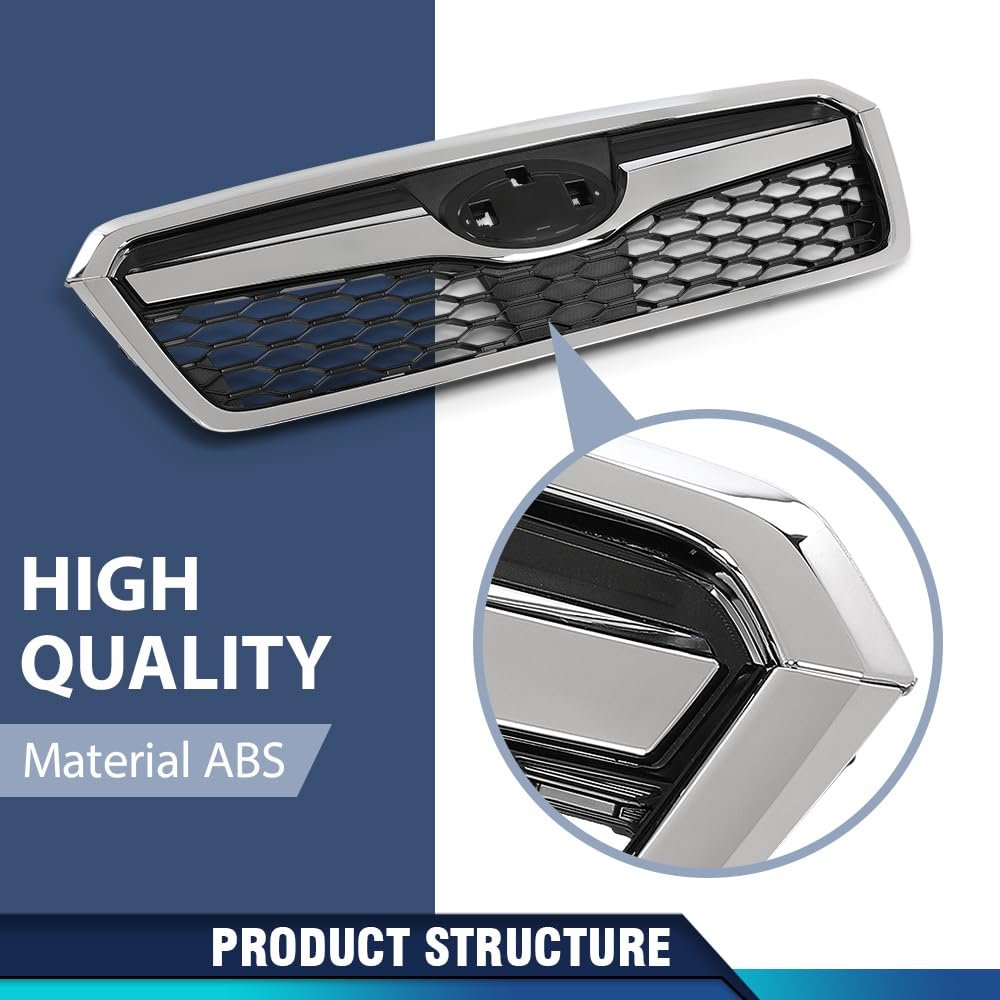 Chrome Front Grille Grill Factory Style For Subaru Forester 2014-2018 91121sg060 91121sg040 91121sg030 91121sg280