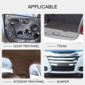 Qiilu 500pcs Universal Assorted Plastic Car Door Trim Clip Bumper Fastener Retainer Rivet Push Pin Kit