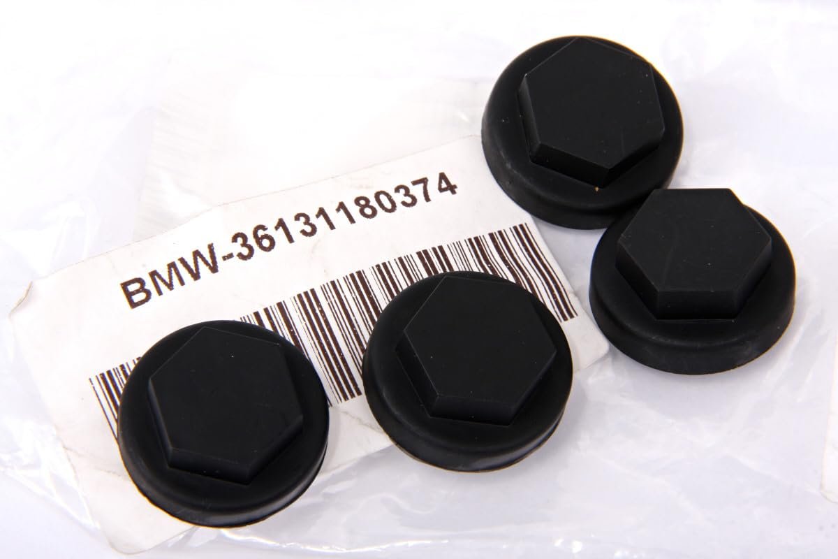 Bmw Genuine Wheel Bolt Lock Nut Covers Caps 4 Pcs 36131180374