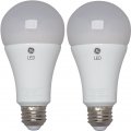 Ge 66133 Led A19 Light Bulb With Medium Base 17-watt Daylight 2-pack 2 Count