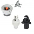 Zcargel Boat High Pressure Air Valve Universal Plastic 6 Hole Inflatable With Filter Screen Adaptor Replacement Sup Stand Up
