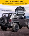Soft Top Rear Window Clip Tailgate Bar Holders 2pcs Retainer Bracket Fit For Jeep Wrangler Jk Jku 2 Door 4 2007 2008 2009 2010