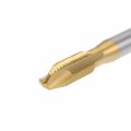 Spiral Point Plug Threading Tap Unc 1 4-20 Thread Ground Threads H2 3 Flutes High Speed Steel Hss 6542 Titanium Coated Round