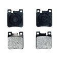 Rear Disc Brake Pads For Mercedes-benz Clk350 2006 Semi-metallic Gold Classification High Dust Rating Bonded Attachment Shims 