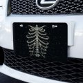 Graphics More Rib Cage Skeleton Bones Stars Galaxy Novelty Metal Vanity Tag License Plate
