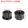 X Autohaux 6pcs Titanium Alloy M12 Pitch 1 25mm Flange Bolt Nut For Bicycle Motorcycle Motor Bike Rear Wheel Axle Sprocket Car