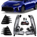 Led Front Fog Lamp Assembly Kit For Toyota Corolla Se Xse 2017 2018 2019 Includes Wiring Harness Switch And Frames 8144002030 