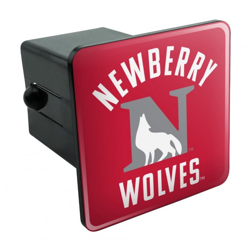 Newberry College Wolves Logo Tow Trailer Hitch Cover Plug Insert 2 In Heavy Duty Abs Plastic With Uv Resistant Resin Top