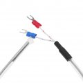 K Type Thermocouple Sensor Probes Waterproof 2 Wire Ptfe Length 300cm 118 1inch Temperature 0-200 