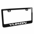 Ipick Image For Gmc Yukon In 3d On Real Carbon Fiber Finish Abs Plastic License Plate Frame Is Official Licensed