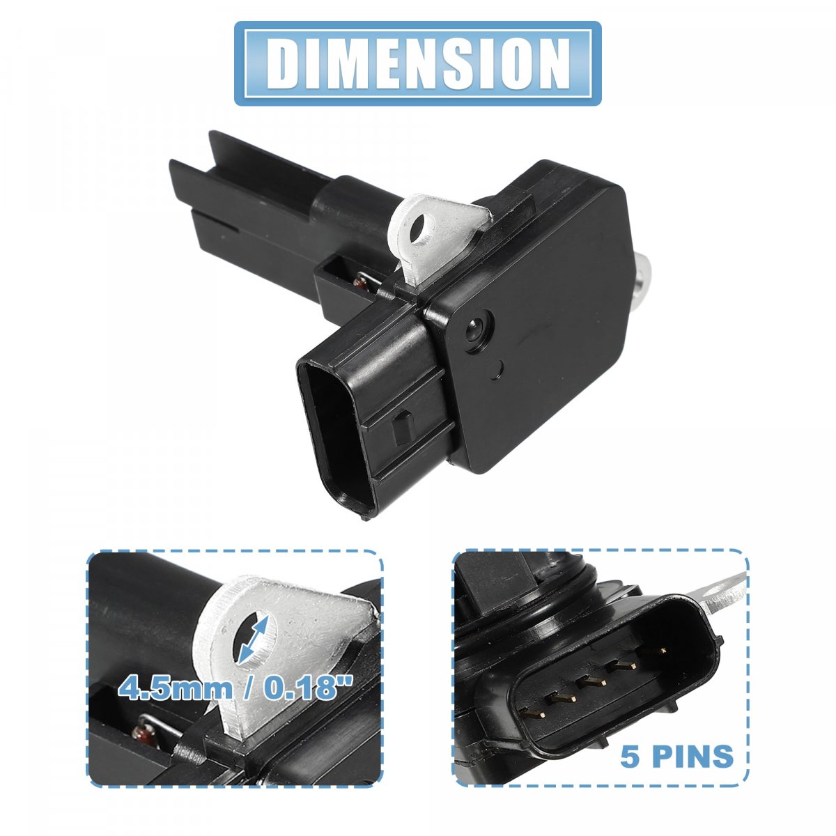 No 37980-rta-003 Car Mass Air Flow Sensor Meter Maf Airflow Replacement For Honda Civic 2006-2011 Cr-v 2007-2009