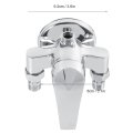 Keenso Hot Cold Bathroom Shower Mixer Valve Durable Copper Plastic Sink Diverter G1 2 Male Thread For Home Use