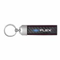 Ipick Image Made For Ford Flex Real Black Carbon Fiber Loop Strap Key Chain With Red Stitching