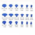 19pcs Aluminum Auto Body Dent Repair Puller And Nylon Tab Sets
