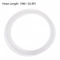 Uxcell Pneumatic 4mm Od Nylon Air Hose Pipe Tube Kit 10m White With Black Push To Connect Fittings