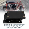 Motor Riser Plate Mount For Predator 196cc 212cc Engine On Coleman Mini Bikes Provides 1 3 4 Inch Lift Black 