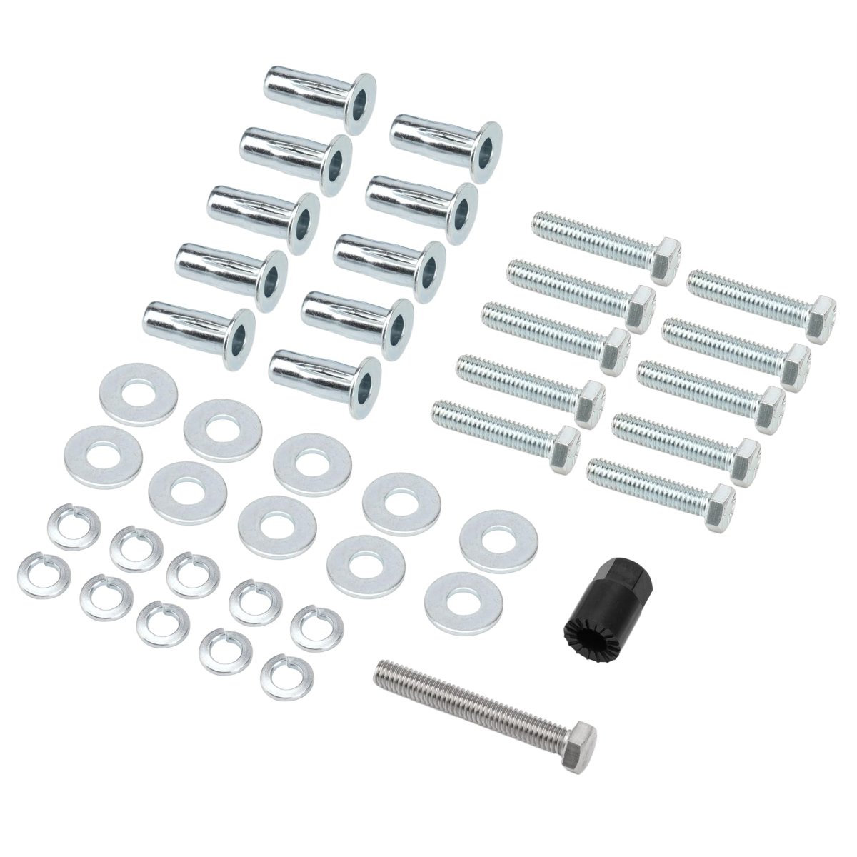 5 16 Blind Fasteners Bolts Washers Installation Kit For Weather Guard Truck Tool Box Ladder Rack Cab Protector Rat Drawer Units