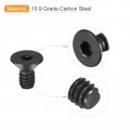 Uxcell 4-40x1 4 Flat Head Socket Cap Screws 10 9 Grade Carbon Steel Hex Countersunk Screw Bolts Machine Fasteners Fully