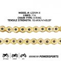 Niche Gold 420 X-ring Chain 114 Links With Connecting Master Link