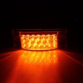 8pcs 6 Inch 20 Led Rectangle Truck Trailer Side Marker Lights 801-ca