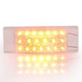 8pcs 6 Inch 20 Led Rectangle Truck Trailer Side Marker Lights 801-ca