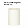 3m White Masking Paper 06537 Heat Resistant Flexible Lint Free 6 In X 750 Ft