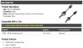 Front Cv Axle Shaft Set Of 2 Compatible With 1998002 Honda Accord 2 3l 4-cylinder Manual Transmission