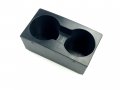 Red Hound Auto Cup Holder Insert Holds 2 Cups Compatible With Ford Super Duty F-250 F-350 F-450 F-550 2011-2016 Fits Front
