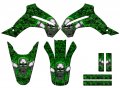 2019-2020 Klx 140 G Flaming Gearhead Green Senge Graphics Base Kit For Kawasaki 