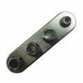 Black Aluminum 4 Port Straight Ac Air Conditioning Heater Hose Firewall Bulkhead