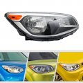 2014-2019 Kia Soul Headlights Chrome Housing Projector Headlight Assembly Replacement Headlamps Halogen For Ki2503167 92102