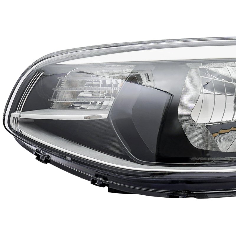 2014-2019 Kia Soul Headlights Chrome Housing Projector Headlight Assembly Replacement Headlamps Halogen For Ki2503167 92102