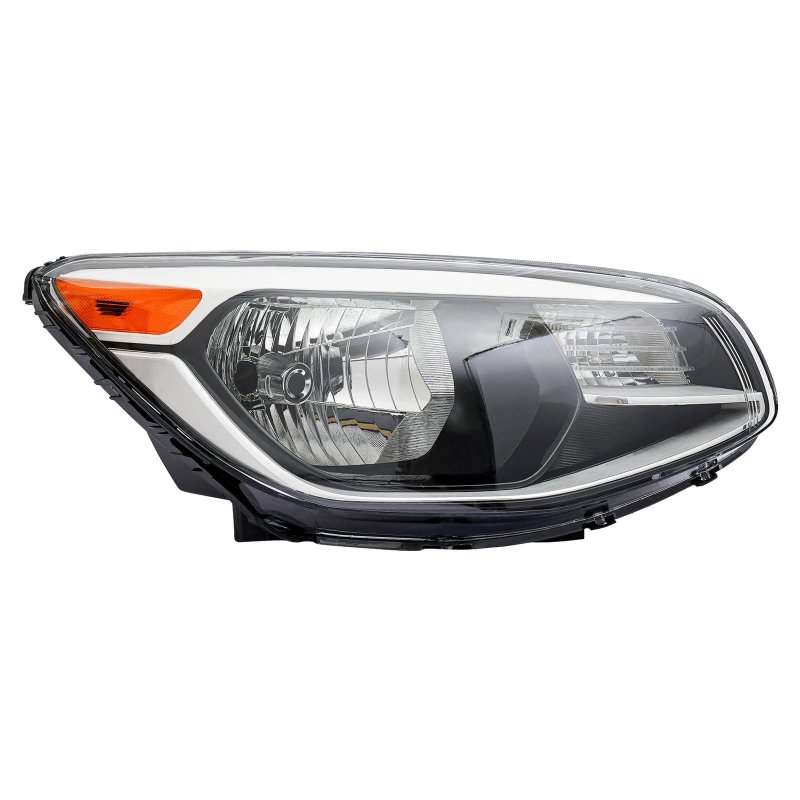 2014-2019 Kia Soul Headlights Chrome Housing Projector Headlight Assembly Replacement Headlamps Halogen For Ki2503167 92102