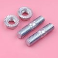 Exhaust Muffler Bolt Stud Nut Kit Fit For Gx110 Gx120 Gx160 Gx200 5 5hp 6 Lawn Mower Engine Motor Part