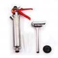 Tbvechi Grouting Tool Caulk Gun Mortar For Brick Pointing Horn Shape Designed Muzzle Convenient Refill Stainless Steel Body 