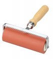 Artec 403 Rubber Roller Red 1 8 X 5 1 Inches 45 130 Mm Ink Application For Crafts Prints Paints Walls Coloring 